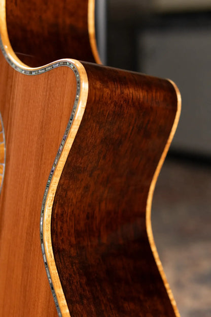 Taylor Custom Shop C14ce B6028 2026 Catch Custom #28 Grand Audtorium Acoustic/Electric Guitar - Sinker Redwood/Walnut with Hardshell Case