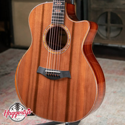 Taylor Custom Shop C14ce Cocobolo/Sinker Redwood Grand Auditorium Acoustic/Electric Guitar with Hardshell Case