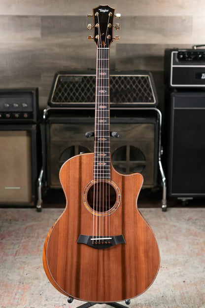Taylor Custom Shop C14ce Cocobolo/Sinker Redwood Grand Auditorium Acoustic/Electric Guitar with Hardshell Case