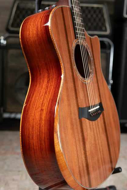 Taylor Custom Shop C14ce Cocobolo/Sinker Redwood Grand Auditorium Acoustic/Electric Guitar with Hardshell Case