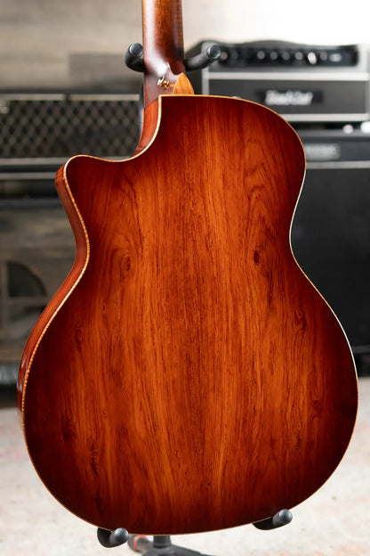 Taylor Custom Shop C14ce Cocobolo/Sinker Redwood Grand Auditorium Acoustic/Electric Guitar with Hardshell Case