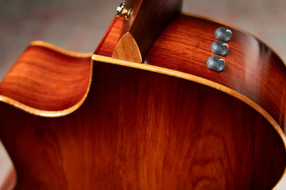 Taylor Custom Shop C14ce Cocobolo/Sinker Redwood Grand Auditorium Acoustic/Electric Guitar with Hardshell Case