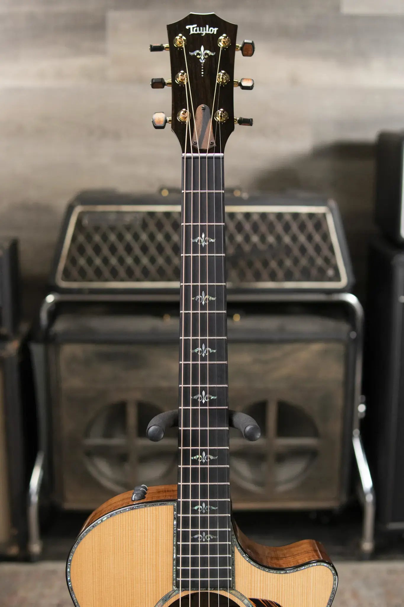 Taylor Custom Shop C14ce Grand Auditorium 2025 Catch Event #28 Acoustic/Electric Guitar - Cedar/AA Koa with Hardshell Case