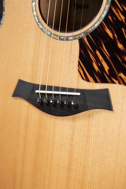 Taylor Custom Shop C14ce Grand Auditorium 2025 Catch Event #28 Acoustic/Electric Guitar - Cedar/AA Koa with Hardshell Case
