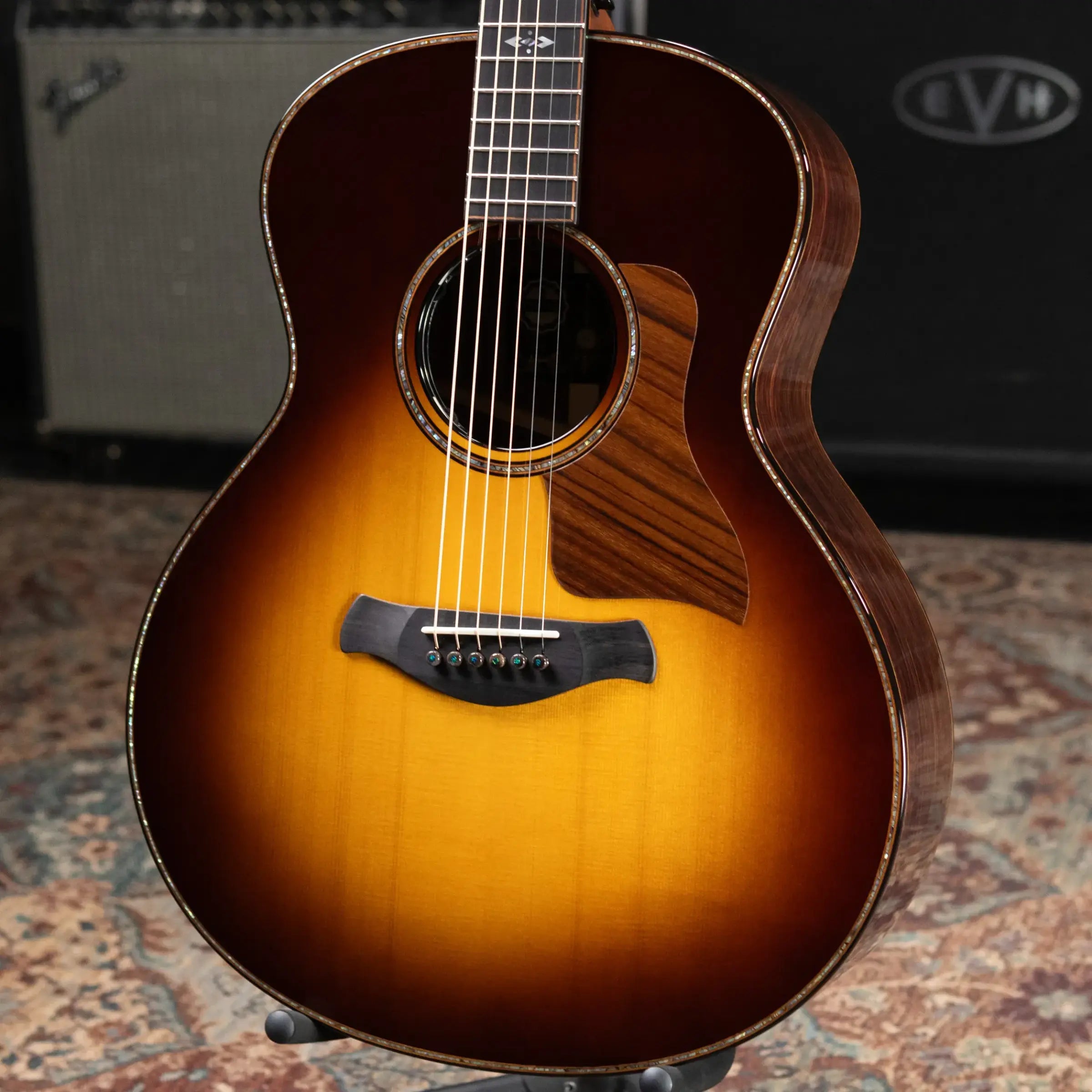 Taylor Custom Shop C14e B6039 2026 Catch Custom #39 Super Auditorium Acoustic/Electric Guitar - Sunburst Emgelmann Spruce/Indian Rosewood with Hardshell Case
