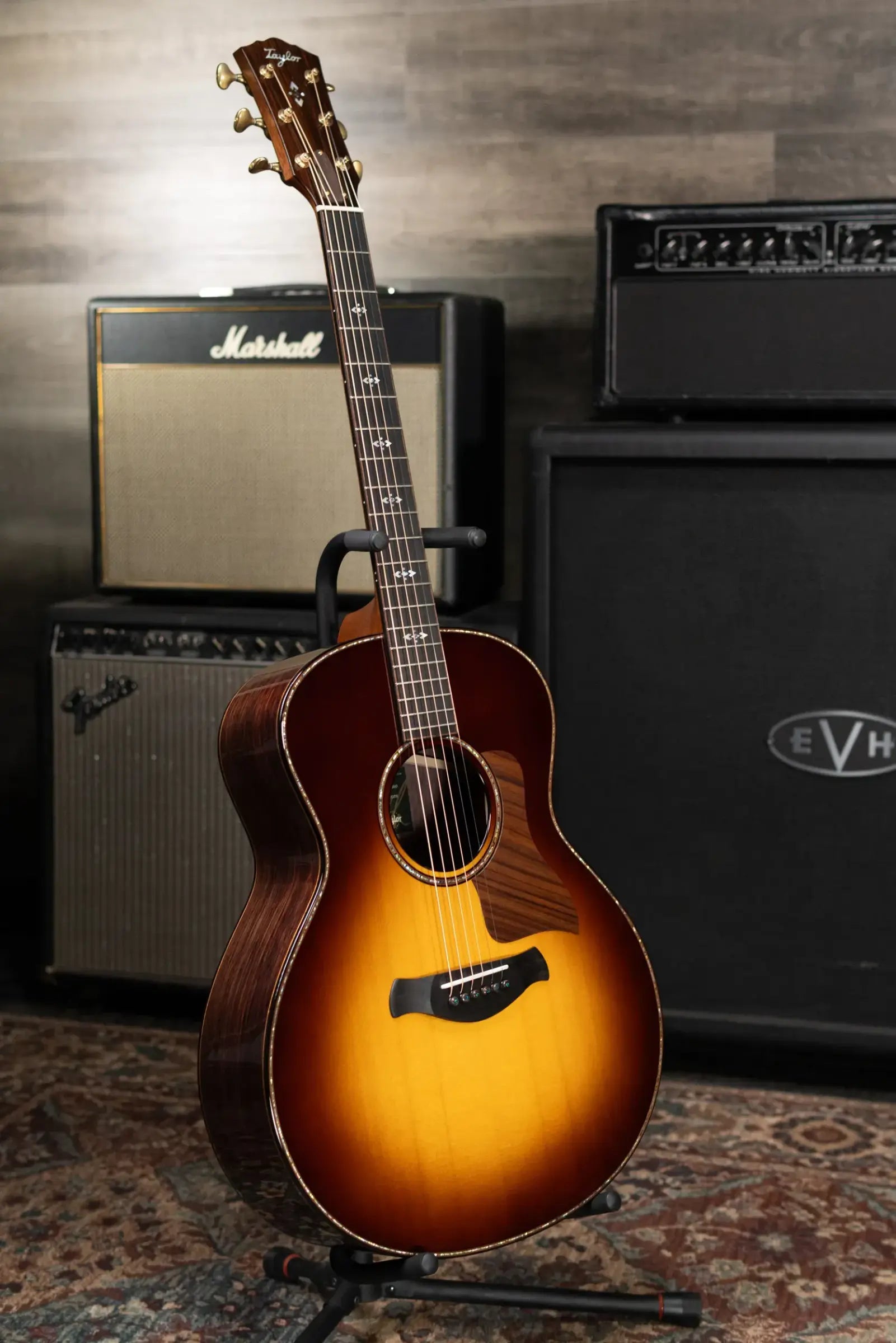 Taylor Custom Shop C14e B6039 2026 Catch Custom #39 Super Auditorium Acoustic/Electric Guitar - Sunburst Emgelmann Spruce/Indian Rosewood with Hardshell Case
