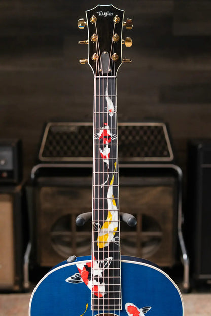 Taylor Custom Shop C17e 2025 Catch Event #41 Grand Pacific Acoustic/Electric Guitar - Living Blue Jewel with Circa 74 Amp and Hardshell Case - Floor Model