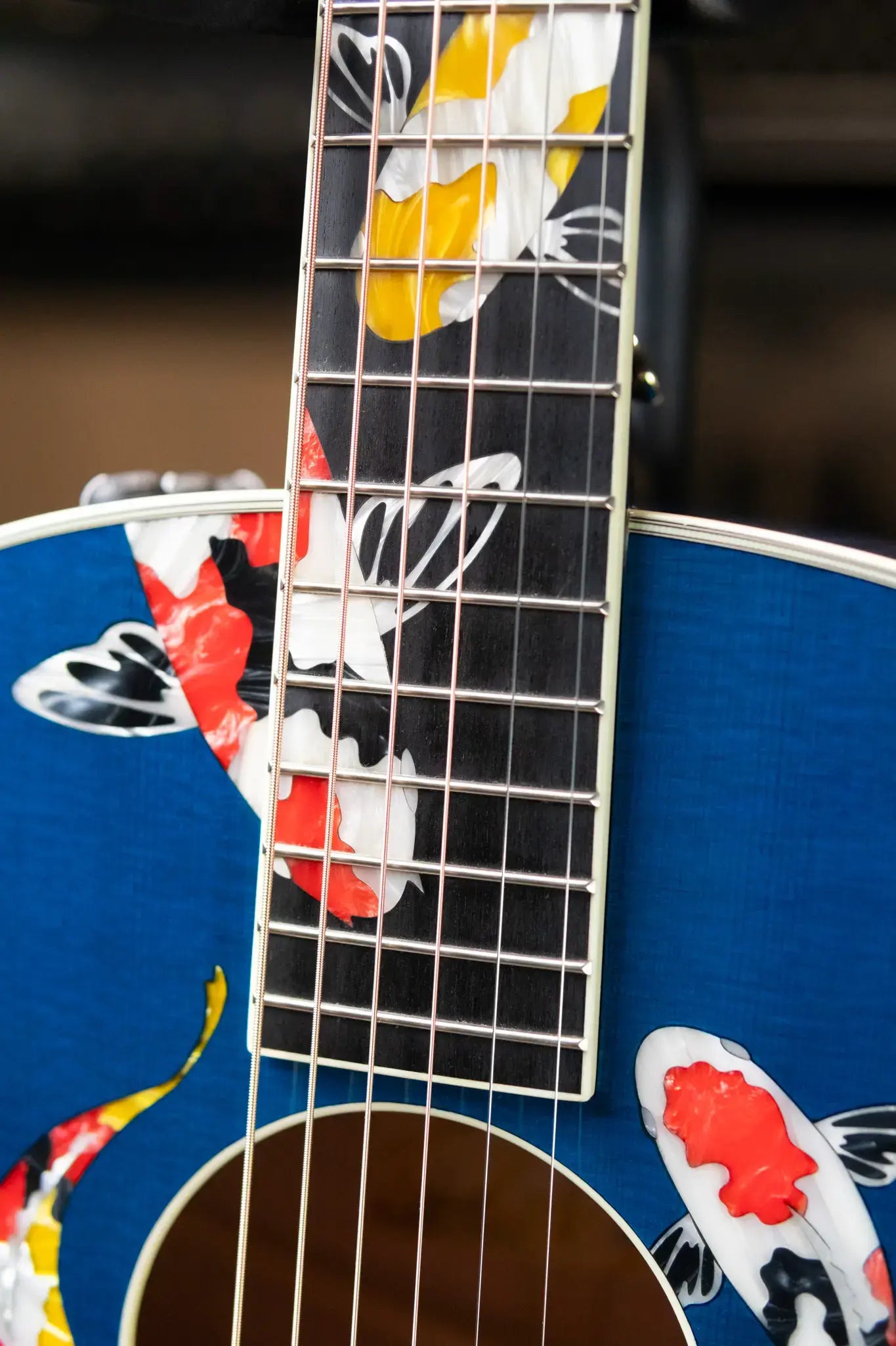 Taylor Custom Shop C17e 2025 Catch Event #41 Grand Pacific Acoustic/Electric Guitar - Living Blue Jewel with Circa 74 Amp and Hardshell Case - Floor Model