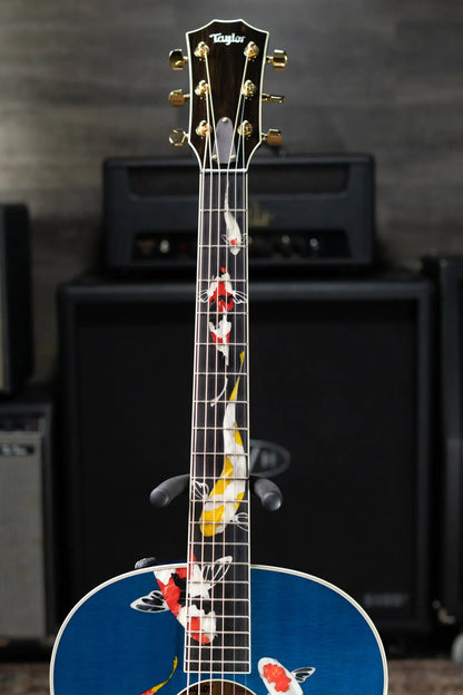 Taylor Custom Shop C17e 2025 Catch Event #41 Grand Pacific Acoustic/Electric Guitar - Living Blue Jewel with Circa 74 Amp and Hardshell Case - Floor Model