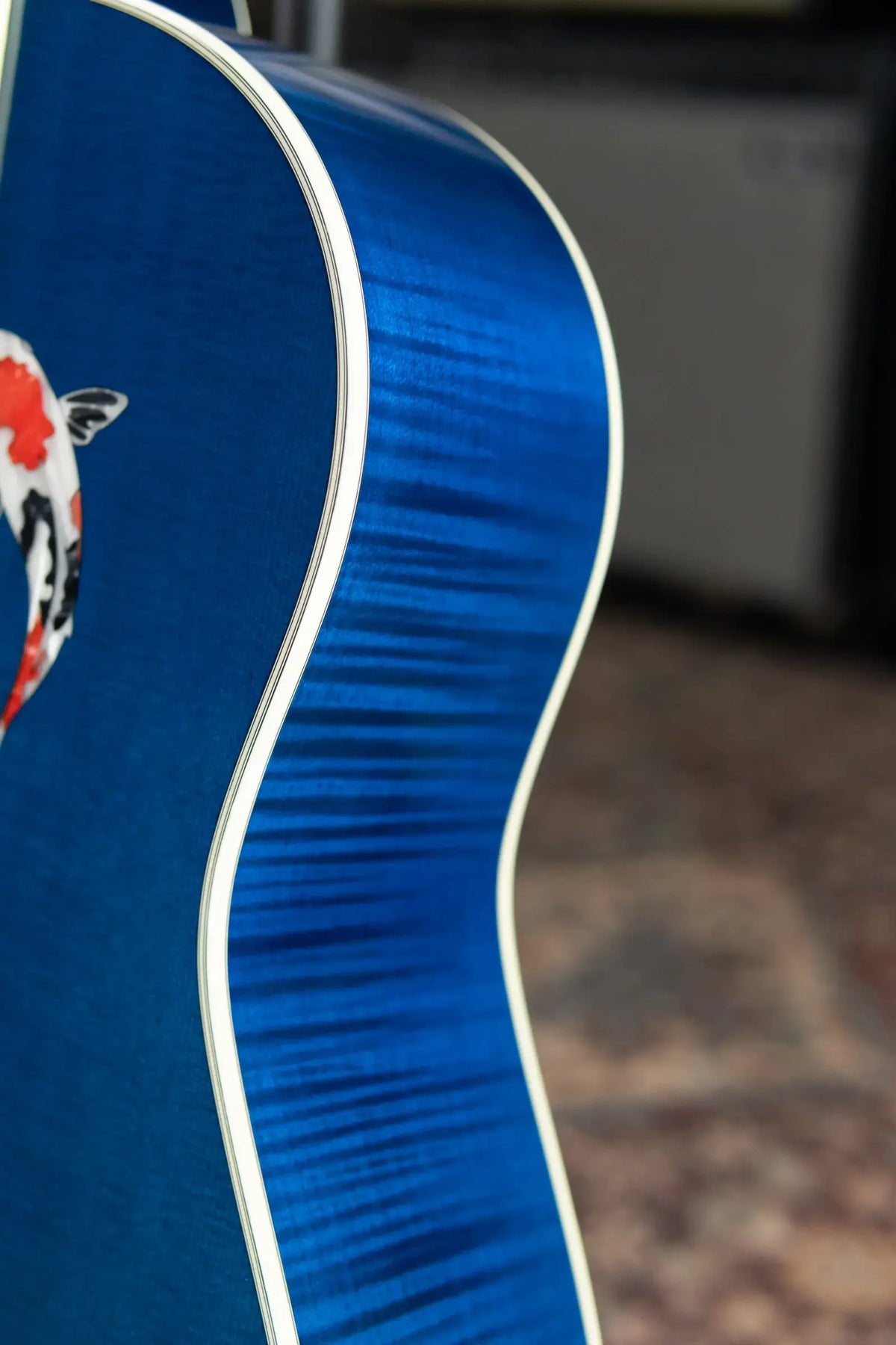 Taylor Custom Shop C17e 2025 Catch Event #41 Grand Pacific Acoustic/Electric Guitar - Living Blue Jewel with Circa 74 Amp and Hardshell Case - Floor Model