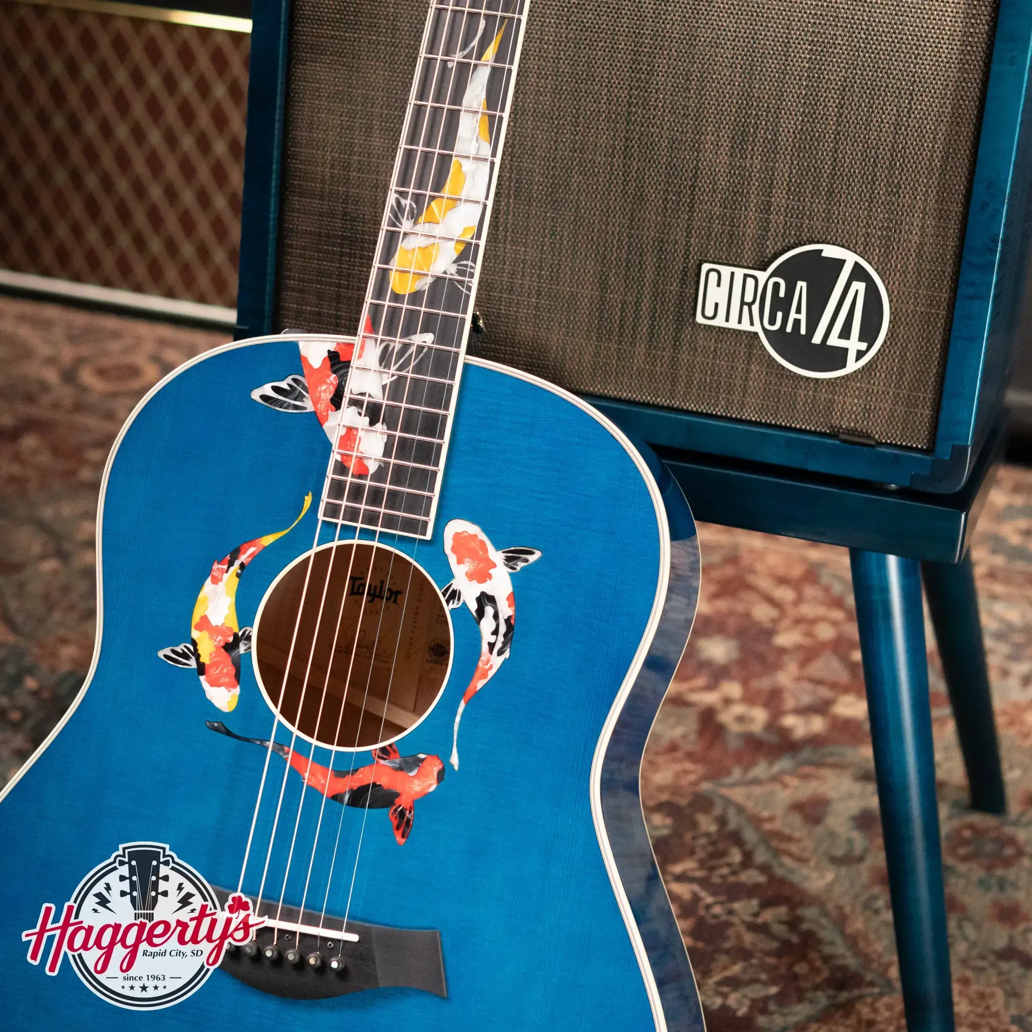 Taylor Custom Shop C17e 2025 Catch Event #41 Grand Pacific Acoustic/Electric Guitar - Maple/Sitka Spruce with Circa 74 Amp and Hardshell Case