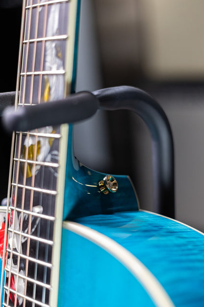 Taylor Custom Shop C17e Koi Fish Grand Pacific Acoustic/Electric Guitar - Living Blue Jewel with Hardshell Case
