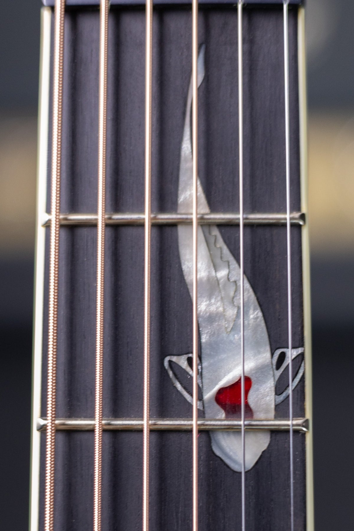 Taylor Custom Shop C17e Koi Fish Grand Pacific Acoustic/Electric Guitar - Living Blue Jewel with Hardshell Case