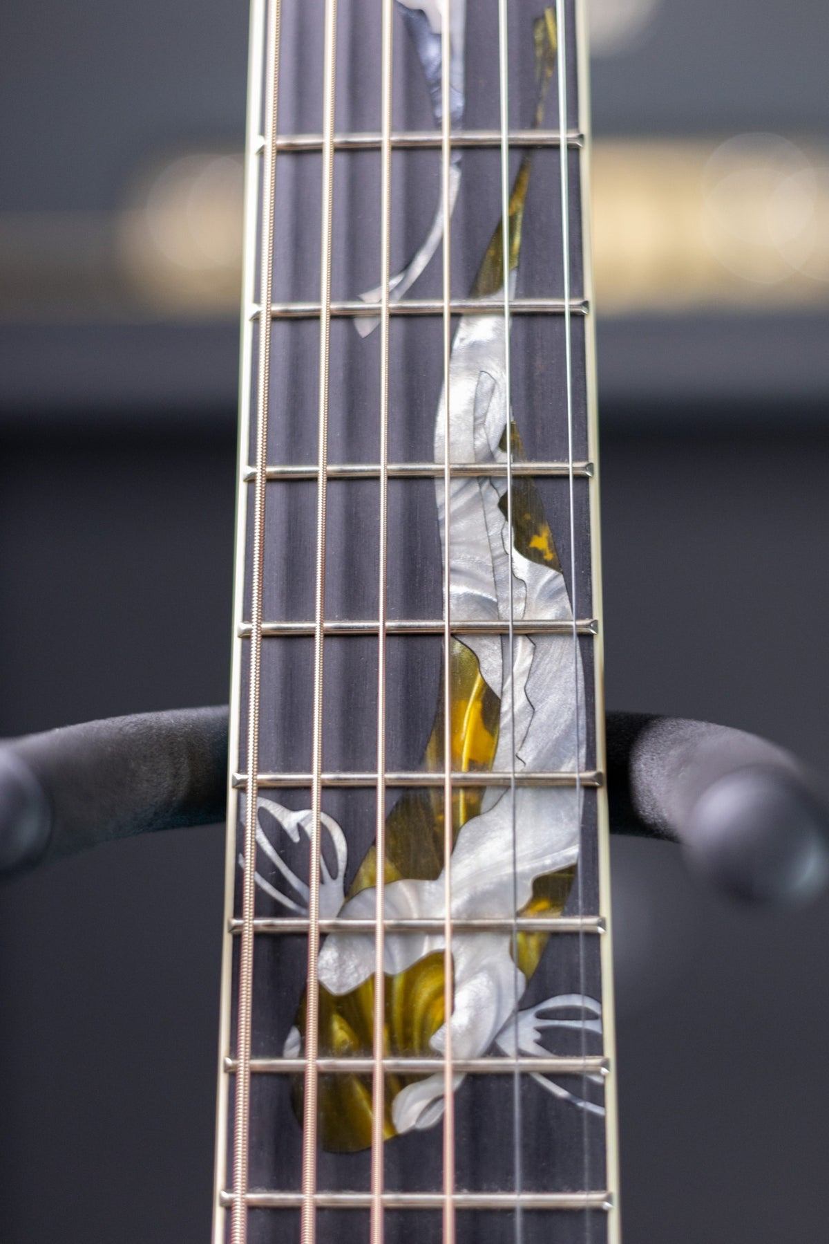 Taylor Custom Shop C17e Koi Fish Grand Pacific Acoustic/Electric Guitar - Living Blue Jewel with Hardshell Case