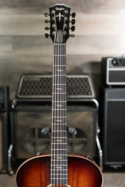 Taylor Custom Shop C24e Grand Auditorium Baritone-8 8-String Acoustic/Electric Guitar - Figured Blackwood with Hardshell Case