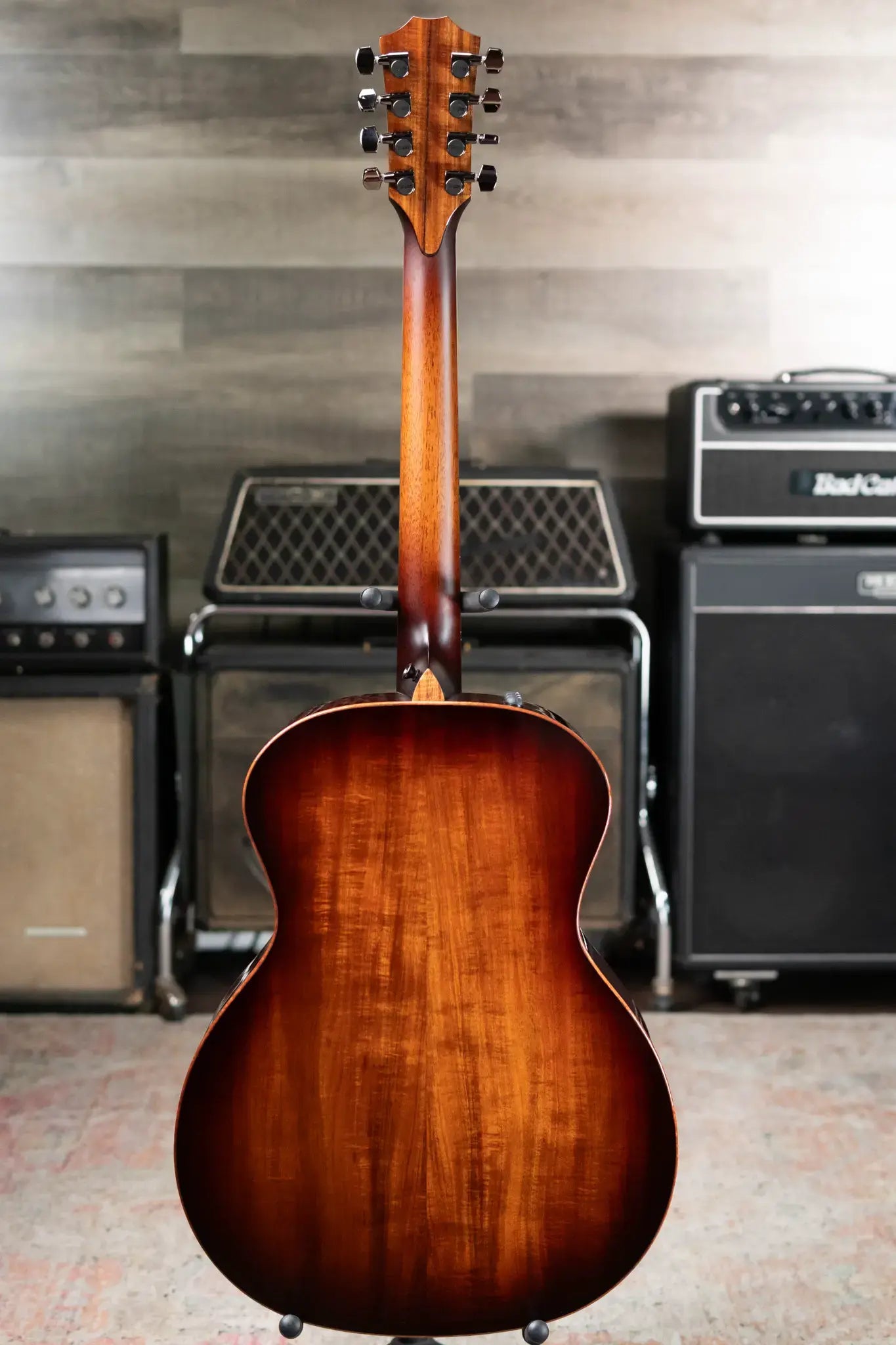 Taylor Custom Shop C24e Grand Auditorium Baritone-8 8-String Acoustic/Electric Guitar - Figured Blackwood with Hardshell Case