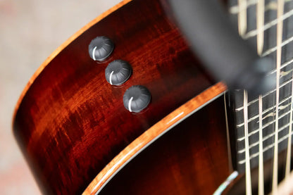 Taylor Custom Shop C24e Grand Auditorium Baritone-8 8-String Acoustic/Electric Guitar - Figured Blackwood with Hardshell Case