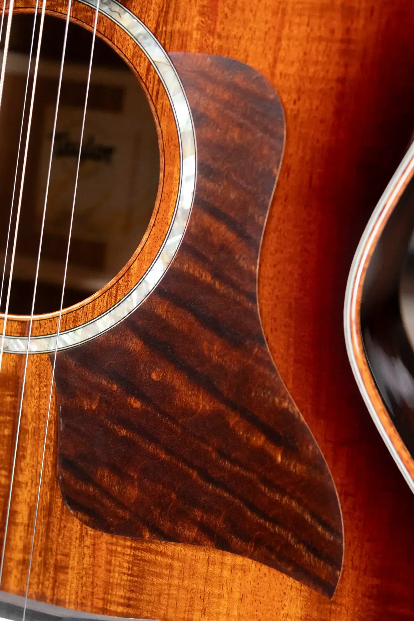 Taylor Custom Shop C24e Grand Auditorium Baritone-8 8-String Acoustic/Electric Guitar - Figured Blackwood with Hardshell Case