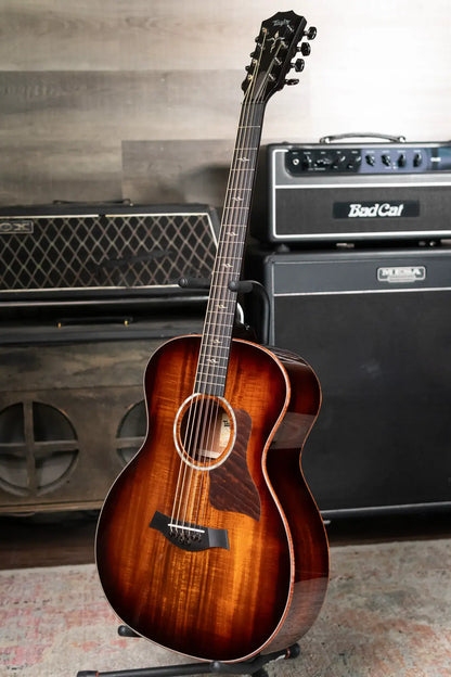 Taylor Catch Custom #44 C24e Grand Auditorium Baritone-8 8-String Acoustic/Electric Guitar - Figured Blackwood with Hardshell Case