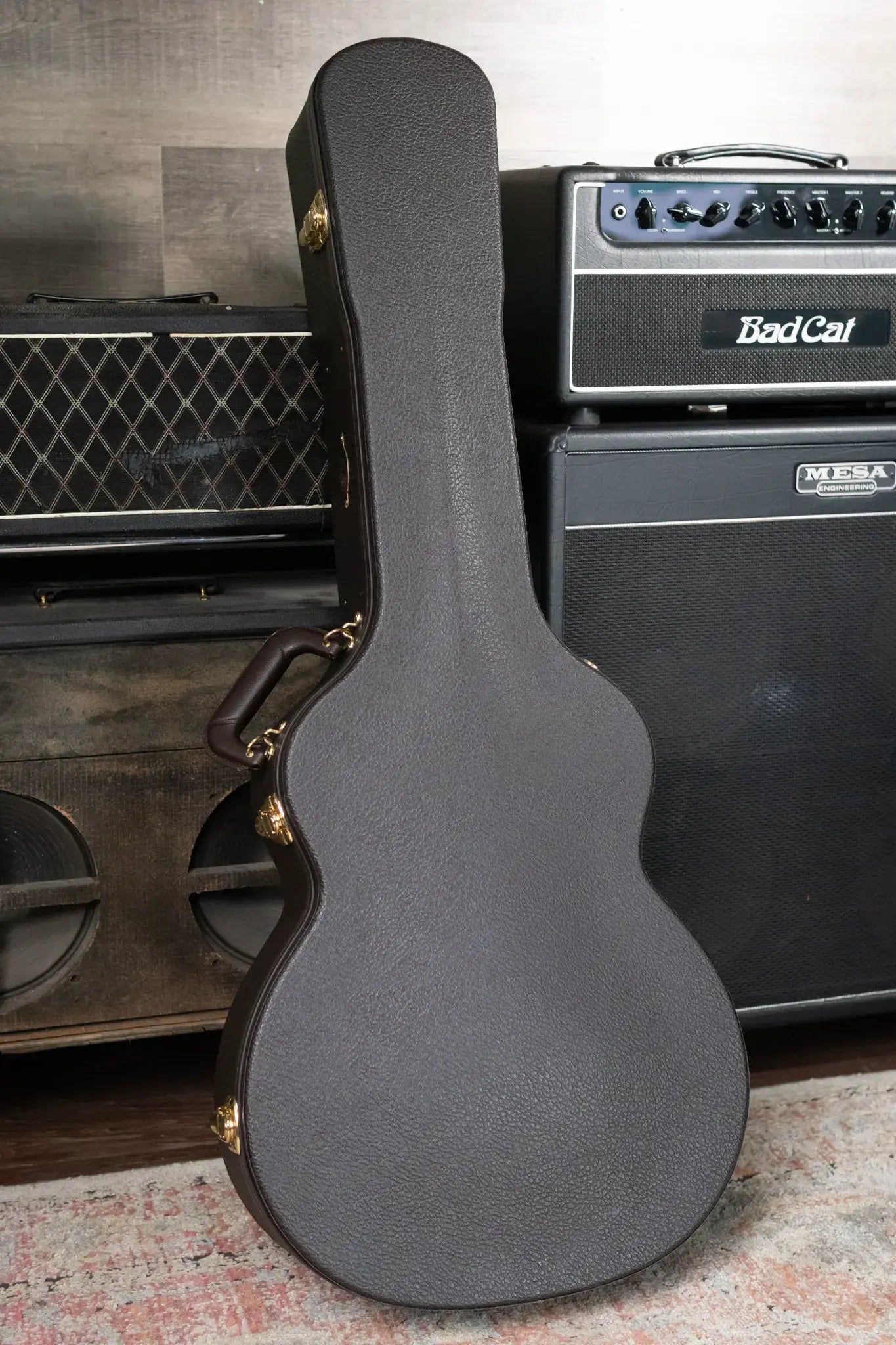 Taylor Custom Shop C24e Grand Auditorium Baritone-8 8-String Acoustic/Electric Guitar - Figured Blackwood with Hardshell Case
