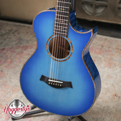 Taylor Custom Shop C52ce 12-Fret 2025 Catch Event #1 Grand Concert 12-String Lutz/Quilt Maple Acoustic/Electric Guitar with Hardshell Case