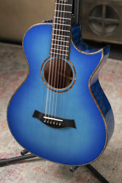 Taylor Custom Shop C52ce 12-Fret 2025 Catch Event #1 Grand Concert 12-String Lutz/Quilt Maple Acoustic/Electric Guitar with Hardshell Case