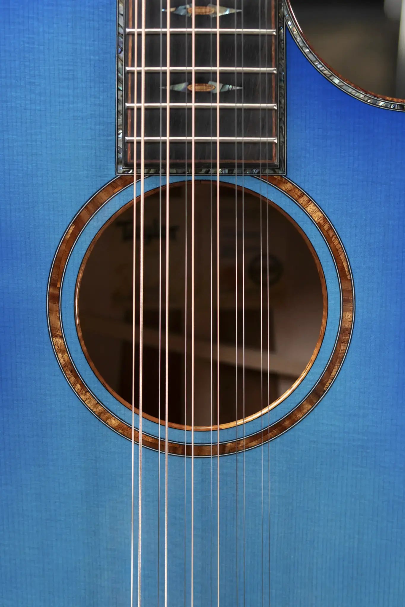 Taylor Custom Shop C52ce 12-Fret 2025 Catch Event #1 Grand Concert 12-String Lutz/Quilt Maple Acoustic/Electric Guitar with Hardshell Case