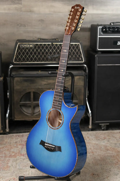 Taylor Custom Shop C52ce 12-Fret 2025 Catch Event #1 Grand Concert 12-String Lutz/Quilt Maple Acoustic/Electric Guitar with Hardshell Case