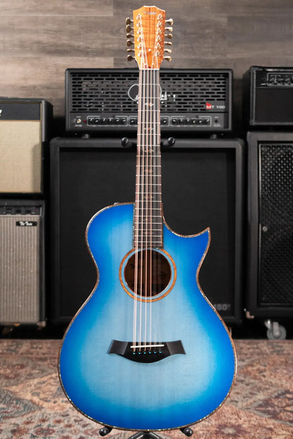 Taylor Custom Shop C52ce 12-Fret NAMM B5001 12-String Grand Concert Acoustic/Electric Guitar - Quilt Maple/Lutz with Hardshell Case