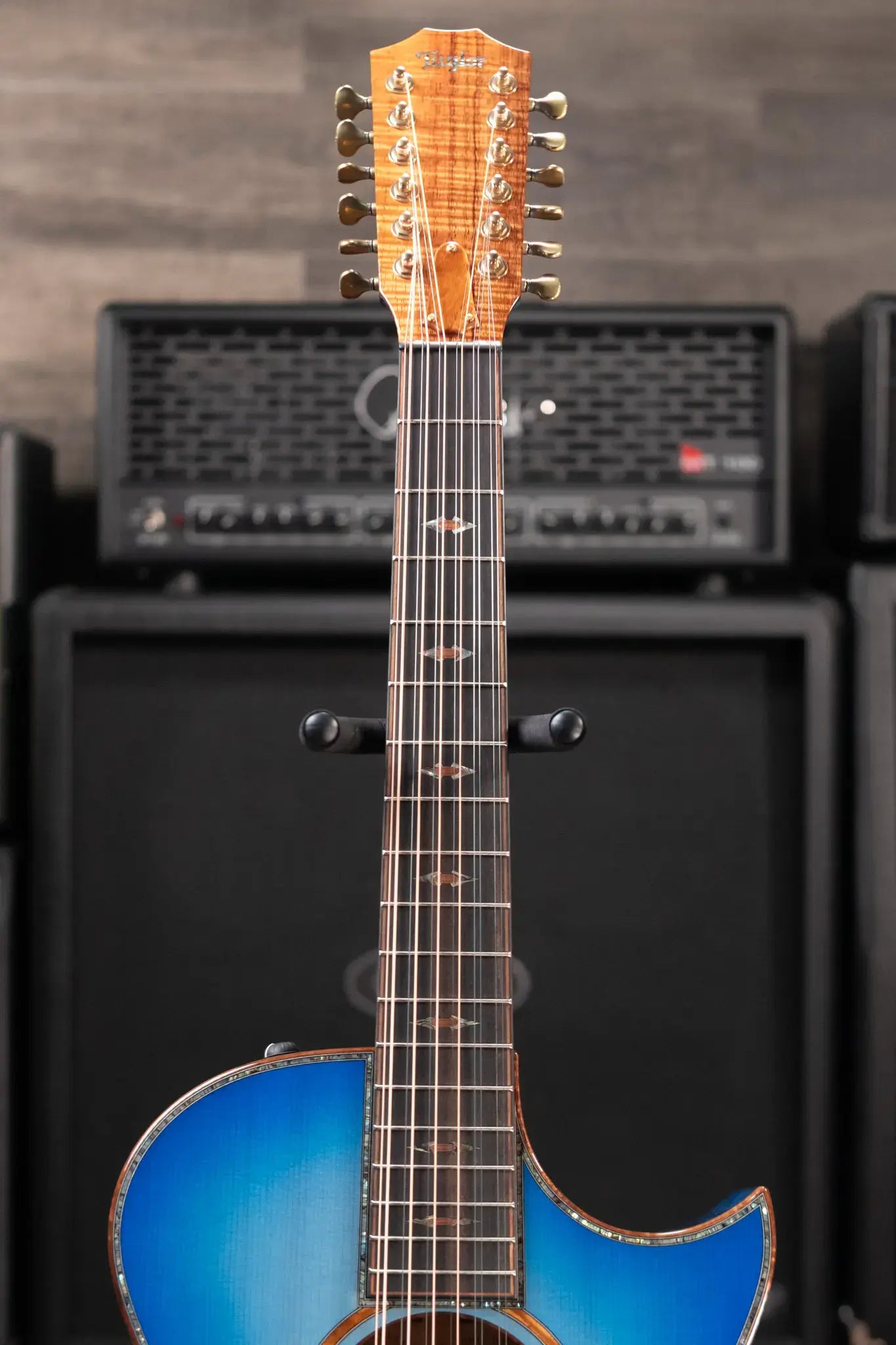 Taylor Custom Shop C52ce 12-Fret NAMM B5001 12-String Grand Concert Acoustic/Electric Guitar - Quilt Maple/Lutz with Hardshell Case