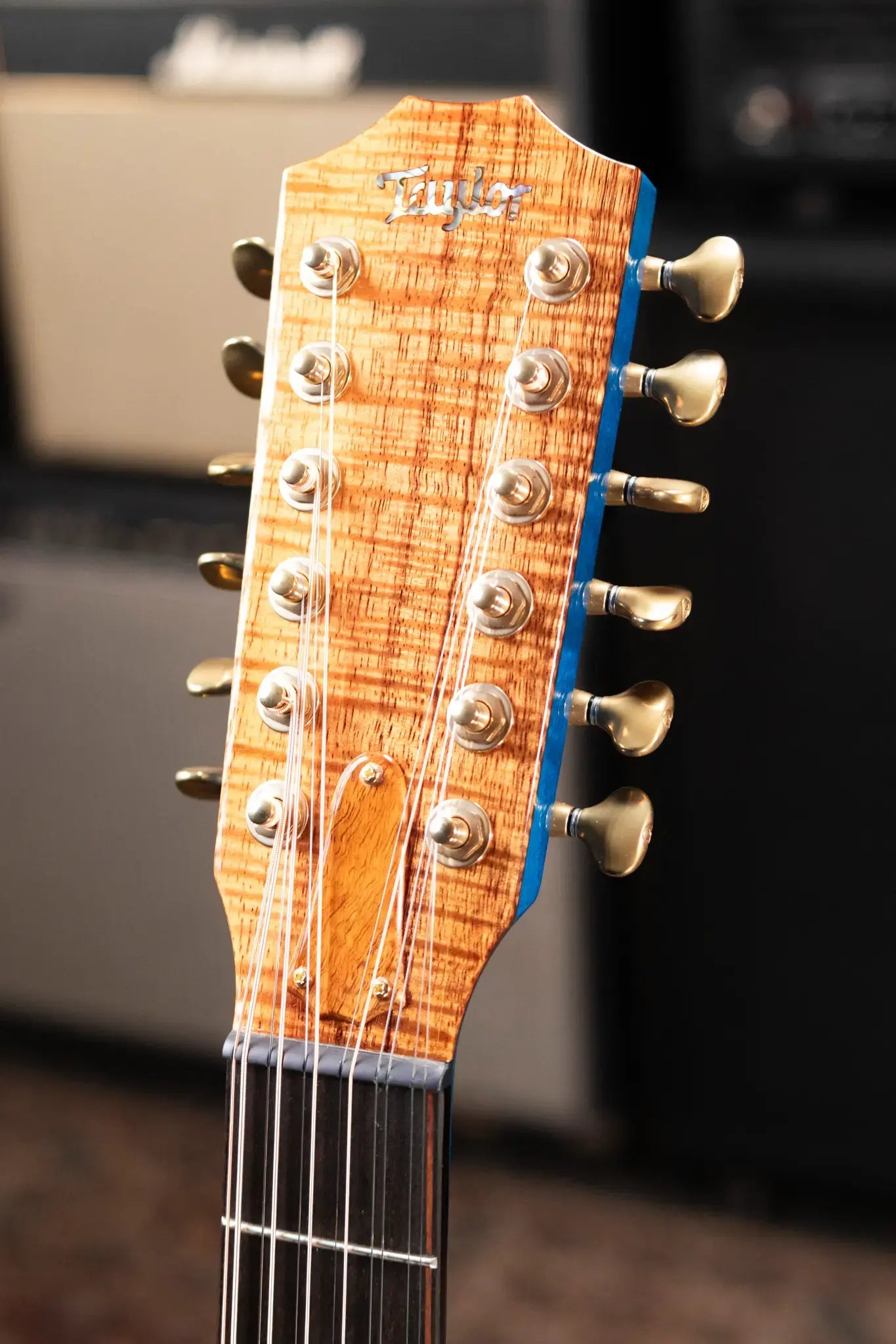 Taylor Custom Shop C52ce 12-Fret NAMM B5001 12-String Grand Concert Acoustic/Electric Guitar - Quilt Maple/Lutz with Hardshell Case