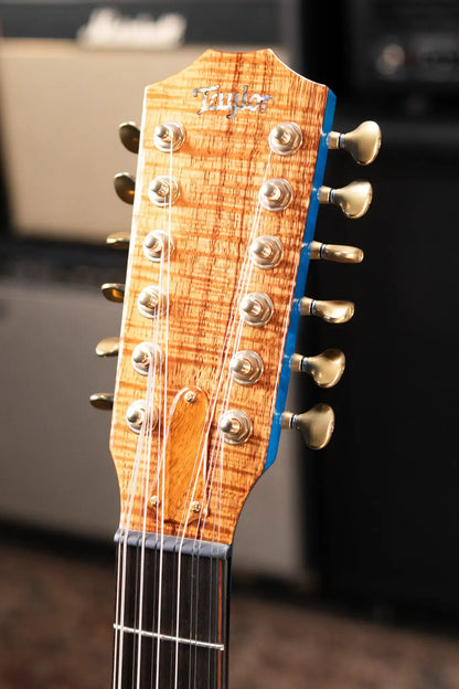 Taylor Custom Shop C52ce 12-Fret NAMM B5001 12-String Grand Concert Acoustic/Electric Guitar - Quilt Maple/Lutz with Hardshell Case