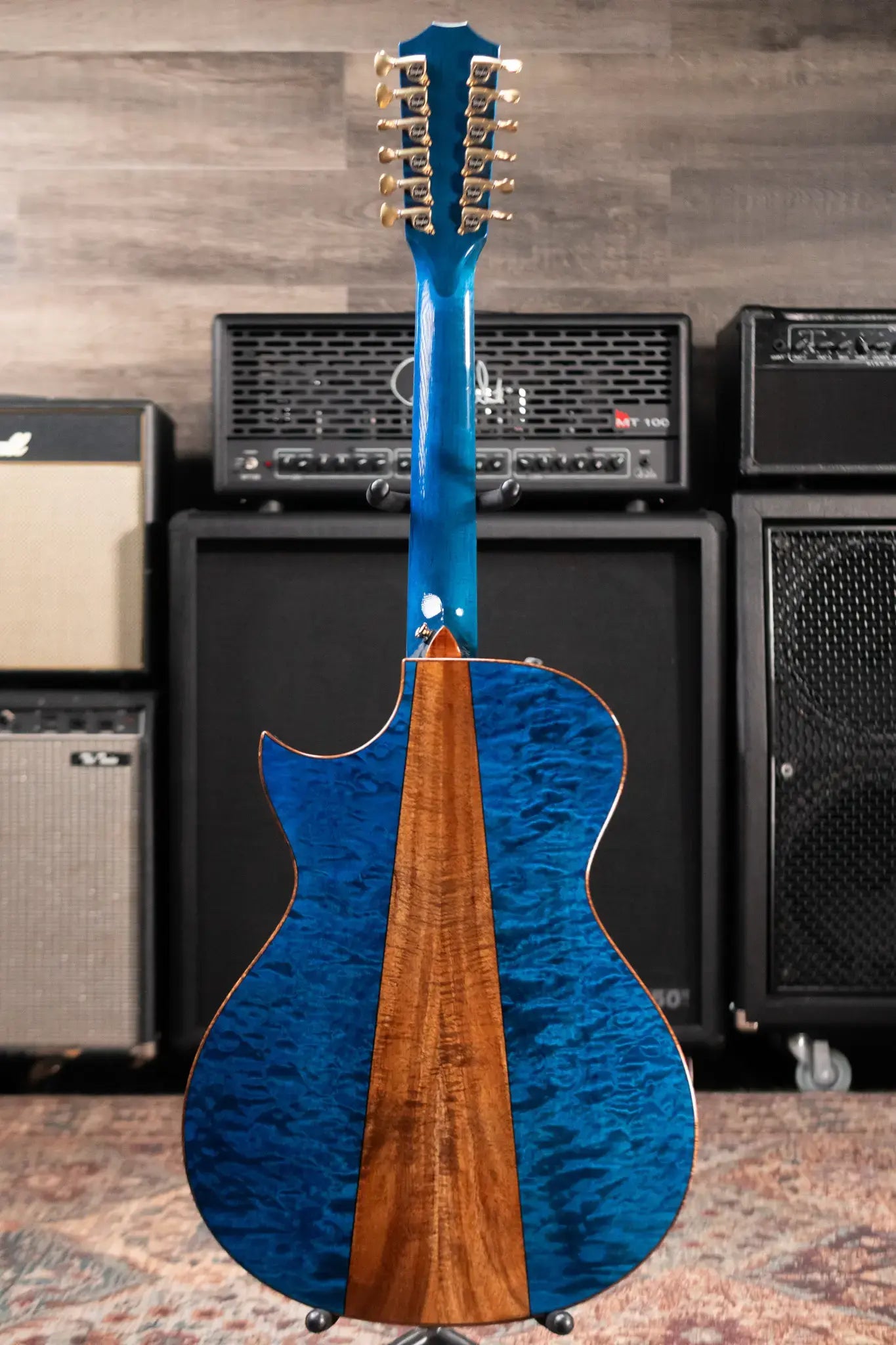 Taylor Custom Shop C52ce 12-Fret NAMM B5001 12-String Grand Concert Acoustic/Electric Guitar - Quilt Maple/Lutz with Hardshell Case