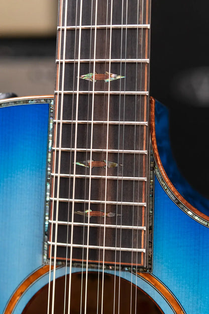 Taylor Custom Shop C52ce 12-Fret NAMM B5001 12-String Grand Concert Acoustic/Electric Guitar - Quilt Maple/Lutz with Hardshell Case