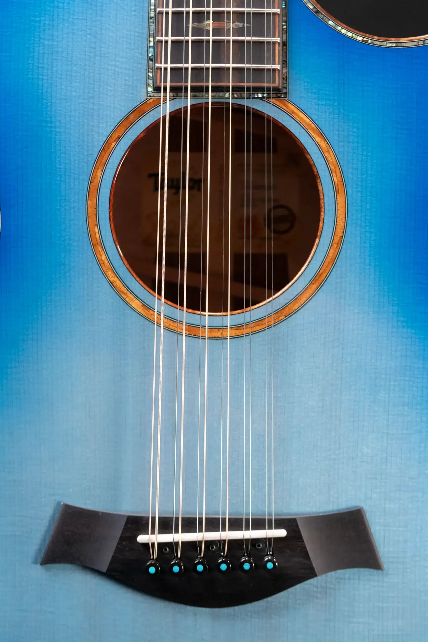 Taylor Custom Shop C52ce 12-Fret NAMM B5001 12-String Grand Concert Acoustic/Electric Guitar - Quilt Maple/Lutz with Hardshell Case