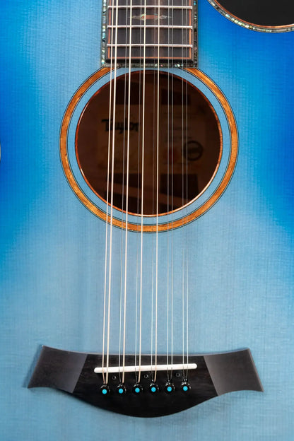 Taylor Custom Shop C52ce 12-Fret NAMM B5001 12-String Grand Concert Acoustic/Electric Guitar - Quilt Maple/Lutz with Hardshell Case