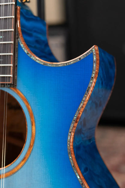 Taylor Custom Shop C52ce 12-Fret NAMM B5001 12-String Grand Concert Acoustic/Electric Guitar - Quilt Maple/Lutz with Hardshell Case