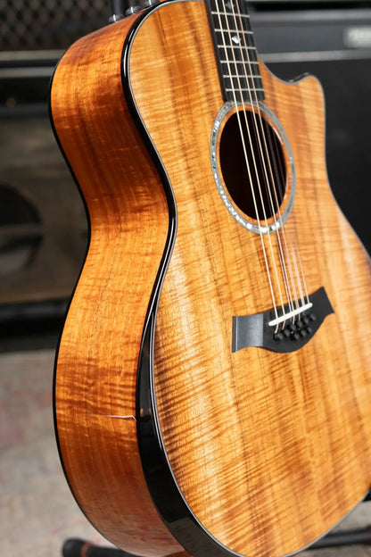 Taylor Custom Shop GA-9 9-String Grand Auditorium Acoustic/Electric Guitar - Hand Selected AA Koa with Hardshell Case