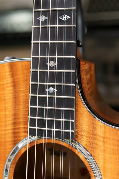 Taylor Custom Shop GA-9 9-String Grand Auditorium Acoustic/Electric Guitar - Hand Selected AA Koa with Hardshell Case