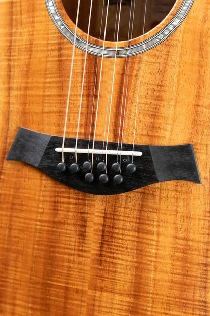 Taylor Custom Shop GA-9 9-String Grand Auditorium Acoustic/Electric Guitar - Hand Selected AA Koa with Hardshell Case