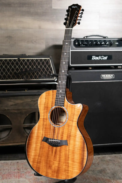 Taylor Custom Shop GA-9 9-String Grand Auditorium Acoustic/Electric Guitar - Hand Selected AA Koa with Hardshell Case