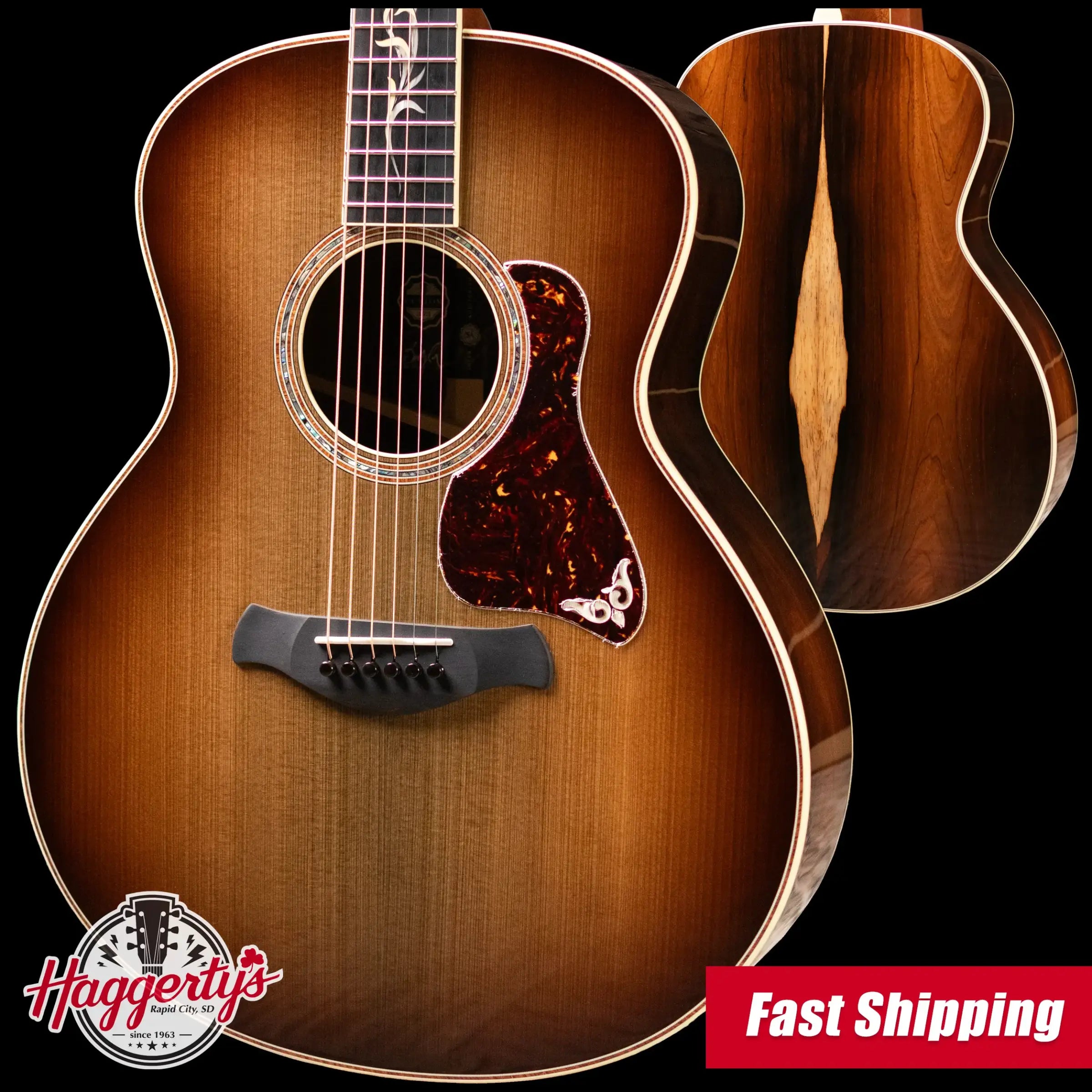 Taylor Custom Shop Gold Label Super Auditorium #C0967 Bob Taylor Hand-Picked Sinker Cypress Top with Brazilian Rosewood Acoustic Guitar with Hardshell Case