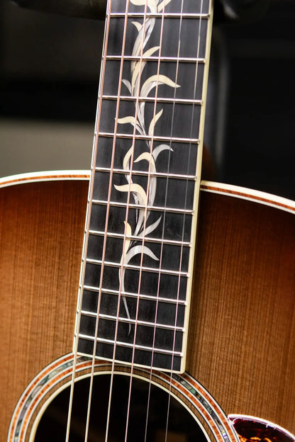 Taylor Custom Shop Gold Label Super Auditorium #C0967 Bob Taylor Hand-Picked Sinker Cypress Top with Brazilian Rosewood Acoustic Guitar with Hardshell Case