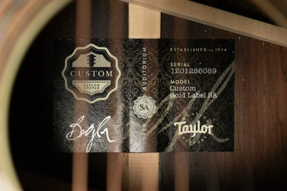 Taylor Custom Shop Gold Label Super Auditorium #C0967 Bob Taylor Hand-Picked Sinker Cypress Top with Brazilian Rosewood Acoustic Guitar with Hardshell Case