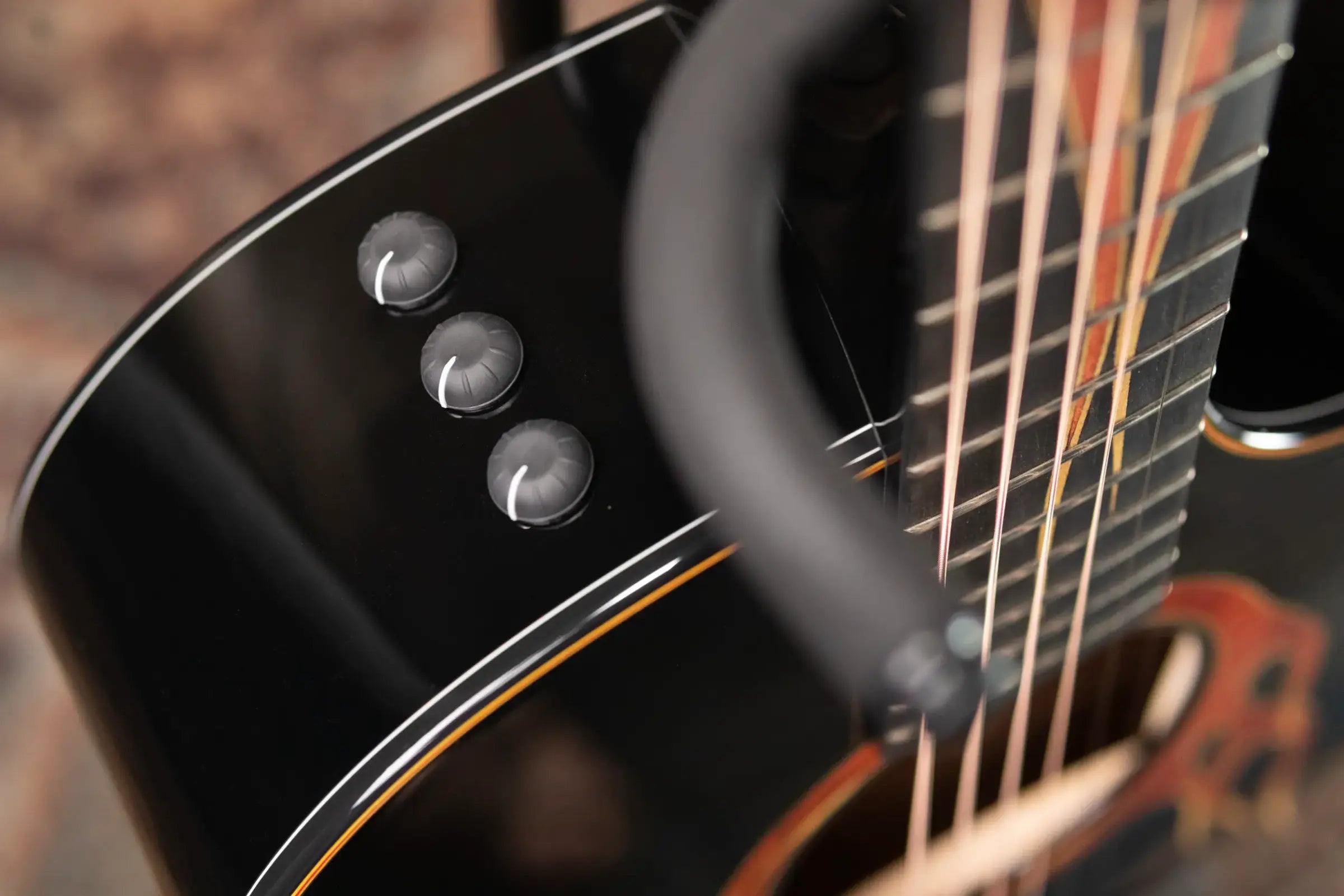 Taylor Custom Shop Grand Auditorium Acoustic/Electric Guitar - Hot Rod Black with Hardshell Case - Factory Demo