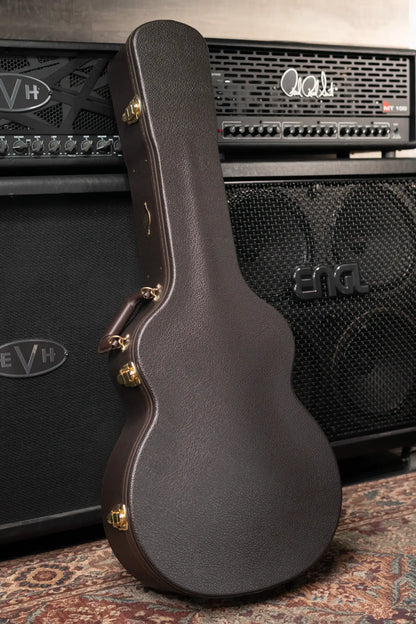 Taylor Custom Shop Grand Auditorium Acoustic/Electric Guitar - Hot Rod Black with Hardshell Case - Factory Demo