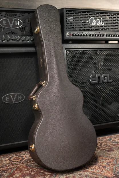 Taylor Custom Shop Grand Auditorium Acoustic/Electric Guitar - Hot Rod Black with Hardshell Case
