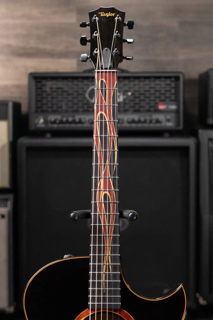 Taylor Custom Shop Grand Auditorium Acoustic/Electric Guitar - Hot Rod Charcoal with Hardshell Case