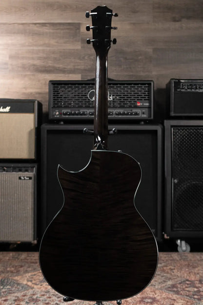 Taylor Custom Shop Grand Auditorium Acoustic/Electric Guitar - Hot Rod Charcoal with Hardshell Case