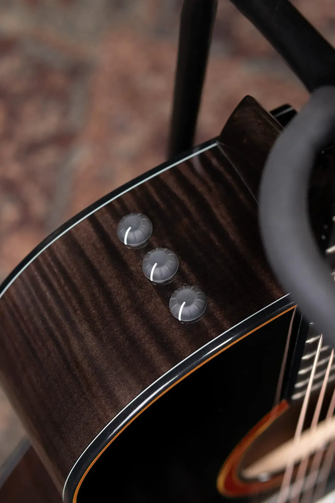 Taylor Custom Shop Grand Auditorium Acoustic/Electric Guitar - Hot Rod Charcoal with Hardshell Case